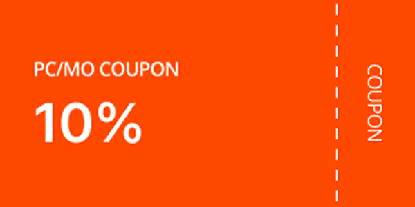 Welcome coupon for new members – 10% off PC/Mobile order