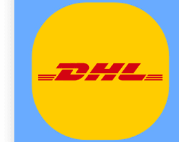 DHL shipping company logo